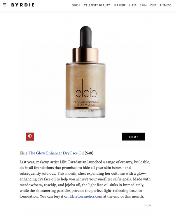 BYRDIE Names Elcie 'The Glow Enhancer' a Beauty Product to Obsess Over