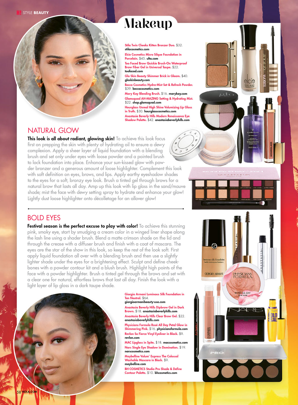 Hola Magazine Elcie Cosmetics