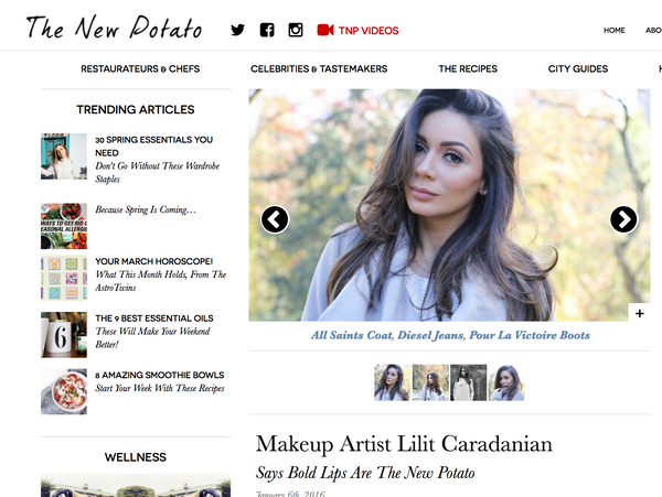 The New Potato - Interview with Lilit Caradanian, Creator of Elcie Cosmetics