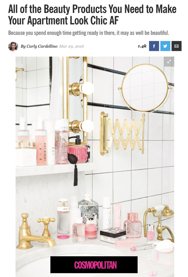 COSMOPOLITAN - All of the Beauty Products You Need to Make Your Apartment Look Chic AF